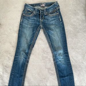 Express Rerock Skinny Jeans. Size 0.